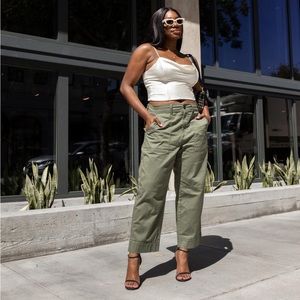 NWT Zara Satin Effect Corset Top